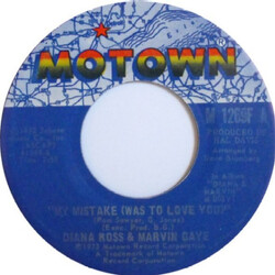 Diana Ross / Marvin Gaye My Mistake (Was To Love You) / Include Me In Your Life USED VINYL 7INCH 45 RPM