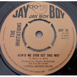 The Invitations How'd We Ever Get This Way USED VINYL 7INCH 45 RPM SINGLE