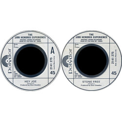 Jimi Hendrix Hey Joe USED VINYL 7INCH 45 RPM SINGLE REISSUE STEREO