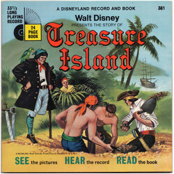 Various Walt Disney Presents The Story Of Treasure Island USED VINYL 7INCH 33 S RPM REISSUE
