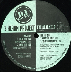 3 Alarm Project The Alarm E.P. USED VINYL 12INCH 33 S RPM EP