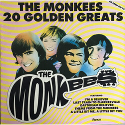 The Monkees 20 Golden Greats Vinyl LP USED
