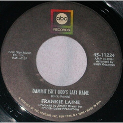 Frankie Laine Dammit Isn't God's Last Name USED VINYL 7INCH 45 RPM