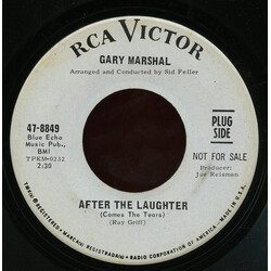Gary Marshal After The Laughter (Comes The Tears) USED VINYL 7INCH 45 RPM PROMO