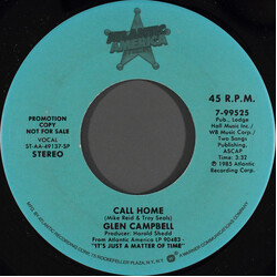 Glen Campbell Call Home USED VINYL 7INCH 45 RPM SINGLE PROMO