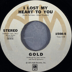 Gold (12) I Lost My Heart To You / Rain Man USED VINYL 7INCH 45 RPM SINGLE STYRENE STEREO