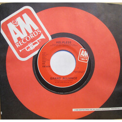 Grand Alliance Helpless USED VINYL 7INCH 45 RPM PROMO