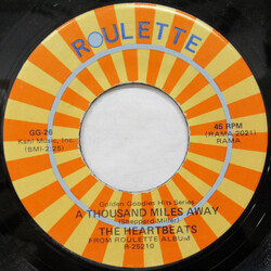 The Heartbeats A Thousand Miles Away / Down On My Knees USED VINYL 7INCH 45 RPM REISSUE