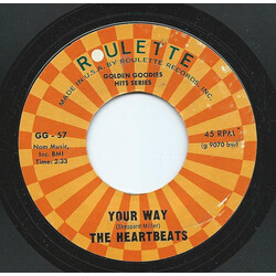 The Heartbeats Your Way / One Day Next Year USED VINYL 7INCH 45 RPM SINGLE REISSUE