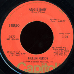 Helen Reddy Angie Baby USED VINYL 7INCH 45 RPM SINGLE