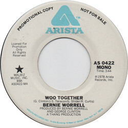 Bernie Worrell Woo Together USED VINYL 7INCH 45 RPM SINGLE PROMO