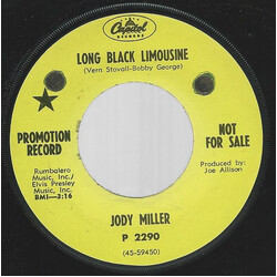 Jody Miller Long Black Limousine USED VINYL 7INCH 45 RPM PROMO