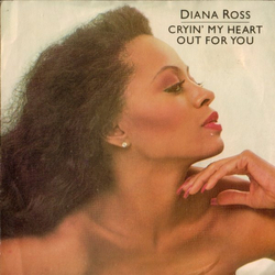 Diana Ross Cryin' My Heart Out For You Vinyl 7" USED