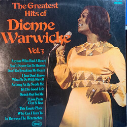 Dionne Warwick The Greatest Hits Of Dionne Warwicke Vol. 3 Vinyl LP USED