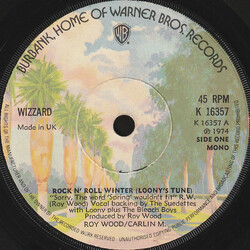 Wizzard (2) Rock N' Roll Winter USED VINYL 7INCH 45 RPM SINGLE MONO
