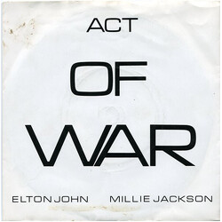 Elton John / Millie Jackson Act Of War USED VINYL 7INCH 45 RPM SINGLE