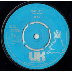 10cc Silly Love Vinyl 7" USED