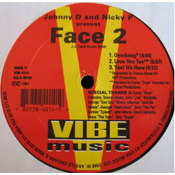 Johnny D & Nicky P Face 2 EP USED VINYL 12INCH 33 S RPM EP