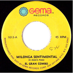 El Gran Combo Milonga Sentimental / Milonga Del 900 USED VINYL 7INCH SINGLE MONO