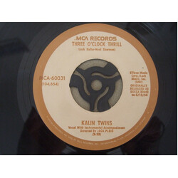 Kalin Twins Three O'Clock Thrill / When Vinyl USED