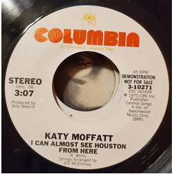 Katy Moffatt I Can Almost See Houston From Here USED VINYL 7INCH 45 RPM PROMO MONO
