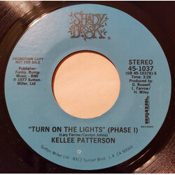 Kellee Patterson Turn On The Lights USED VINYL 7INCH SINGLE 45 RPM PROMO