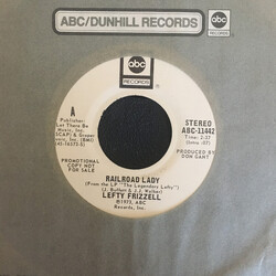 Lefty Frizzell Railroad Lady / If I Had Half The Sense (A Fool Was Born With) USED VINYL 7INCH SINGLE PROMO WHITE LABEL