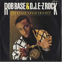 Rob Base & DJ E-Z Rock Joy & Pain / Check This Out USED VINYL 7INCH 45 RPM SINGLE STEREO