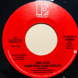 Mel Tillis Your Body Is An Outlaw USED VINYL 7INCH 45 RPM SINGLE STYRENE