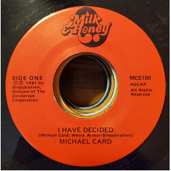 Michael Card I Have Decided USED VINYL 7INCH 45 RPM