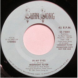 Midnight Flyer In My Eyes USED VINYL 7INCH PROMO