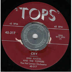 Mimi Martel / The Toppers (4) Cry / Be My Life's Companion USED VINYL 7INCH 45 RPM