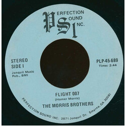 The Morris Brothers (4) Flight 007 / Teach Me Thy Will USED VINYL 7INCH 45 RPM STEREO