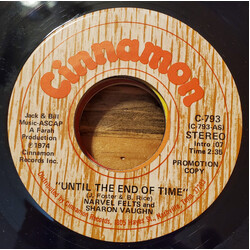 Narvel Felts / Sharon Vaughn Until The End Of Time USED VINYL 7INCH PROMO MONO