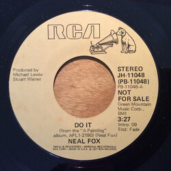 Neal Fox (2) Do It USED VINYL 7INCH 45 RPM PROMO STEREO MONO