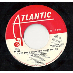 The Temptations I Just Don't Know How To Let You Go USED VINYL 7INCH SINGLE 45 RPM PROMO