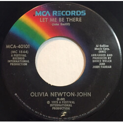 Olivia Newton-John Let Me Be There USED VINYL 7INCH 45 RPM SINGLE
