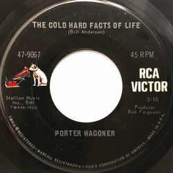 Porter Wagoner The Cold Hard Facts Of Life USED VINYL 7INCH 45 RPM SINGLE