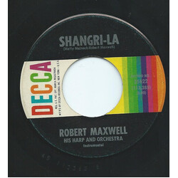 Robert Maxwell, His Harp And Orchestra Shangri-La USED VINYL 7INCH 45 RPM SINGLE