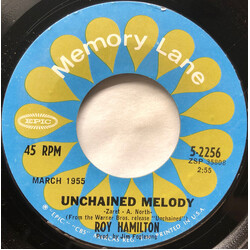 Roy Hamilton (5) Unchained Melody / I'm Gonna Sit Right Down And Cry (Over You) USED VINYL 7INCH 45 RPM REISSUE STYRENE