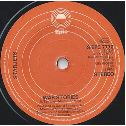Starjets War Stories USED VINYL 7INCH 45 RPM