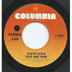 Santana Give And Take / Life Is Anew USED VINYL 7INCH SINGLE 45 RPM