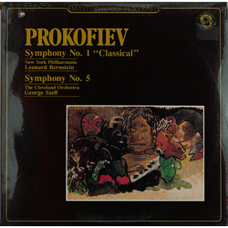 Sergei Prokofiev / Leonard Bernstein / New York Philharmonic / George Szell / The Cleveland Orchestra Symphony No. 1 "Classical" / Symphony No. 5 Viny