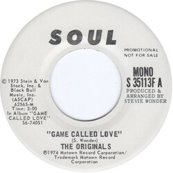 The Originals Game Called Love USED VINYL 7INCH 45 RPM SINGLE PROMO STEREO MONO