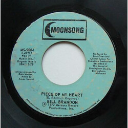 Bill Brandon Piece Of My Heart / I Am Free Of Your Love USED VINYL 7INCH 45 RPM SINGLE