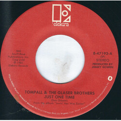 Tompall Glaser & The Glaser Brothers Just One Time USED VINYL 7INCH 45 RPM SINGLE