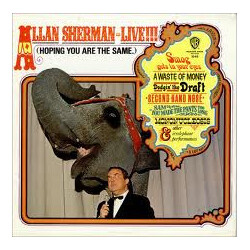 Allan Sherman Live! Vinyl LP USED