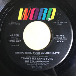 Tennessee Ernie Ford / The Jordanaires Swing Wide Your Golden Gate / I Like The Old Time Way USED VINYL 7INCH PROMO STEREO