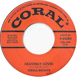 Teresa Brewer Heavenly Lover / Fair Weather Sweetheart USED VINYL 7INCH 45 RPM