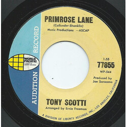 Tony Scotti Primrose Lane / After Dark USED VINYL 7INCH 45 RPM SINGLE PROMO